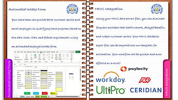 Excel Employee Leave Tracker Notebook